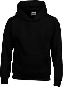 Gildan GI18500B - Heavy Blend Jeugd Hoodie Sweatshirt Zwart