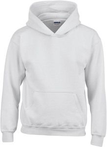 Gildan GI18500B - Heavy Blend Jeugd Hoodie Sweatshirt Wit
