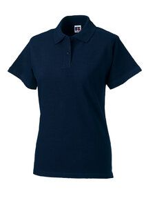 Russell RU569F - Dames Classic Katoenen Polo Franse marine