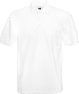 Fruit of the Loom SC63204 - HEAVY POLO 65/35 Wit