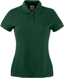 Fruit of the Loom SC63212 - Dames Sport Polo Fles groen