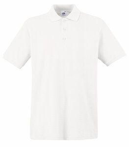 Fruit of the Loom SS255 - Premium Polo Wit