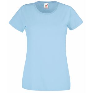 Fruit of the Loom SS050 - Dames valueweight t-shirt Hemelsblauw
