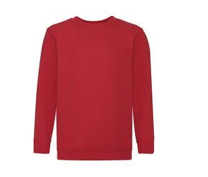 Fruit of the Loom SS201 - Classic 80/20 set-in sweatshirt Rood