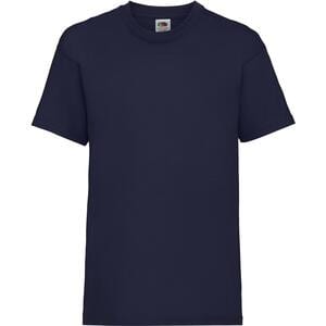 Fruit of the Loom SS031 - t-shirt met waardegewicht Marine