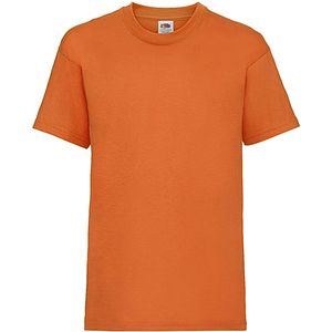 Fruit of the Loom SS031 - t-shirt met waardegewicht Oranje