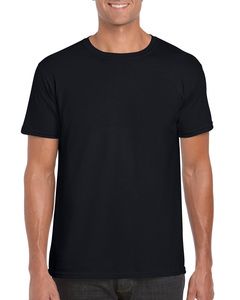 Gildan GD001 - Softstyle™ ringgesponnen t-shirt voor volwassenen Zwart