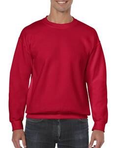 Gildan GD056 - HeavyBlend ™ sweatshirt voor mannen met ronde hals Kersenrood