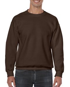 Gildan GD056 - HeavyBlend ™ sweatshirt voor mannen met ronde hals Donkere Chocolade