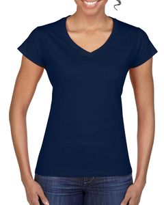 Gildan GD078 - Softstyle™ dames v-hals t-shirt Marine