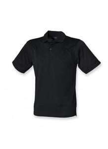 Henbury HB475 - Coolplus® polo shirt Zwart