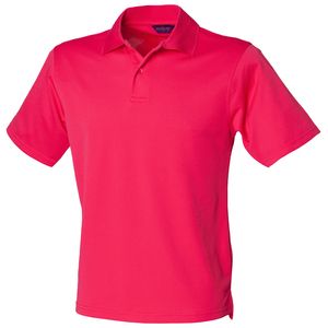 Henbury HB475 - Coolplus® polo shirt Helder Roze