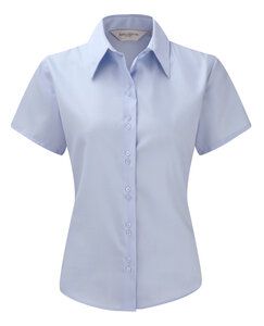 Russell J957F - Ultiem strijkvrij damesoverhemd met korte mouw