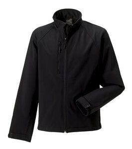 Russell J140M - Softshell jack Heren Zwart