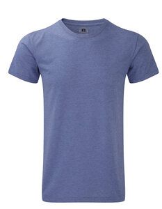 Russell R-165M-0 - Poly/Katoenen T-Shirt Heren Blauw gemêleerd