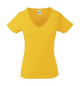 Fruit of the Loom 61-398-0 - Dames valueweight V-hals T-shirt