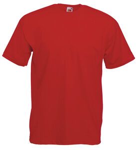 Fruit of the Loom 61 - Waarde Gewicht T-Shirt Rood