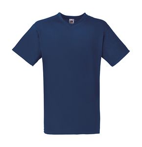 Fruit of the Loom 61-066-0 - V-Hals T-Shirt Marine