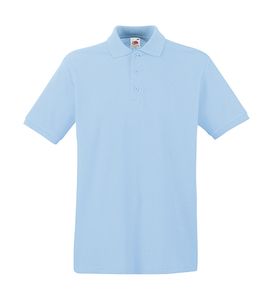 Fruit of the Loom 63-218-0 - Premium Polo-Shirt Hemelsblauw