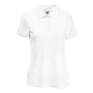 Fruit of the Loom 63-212-0 - Dames Sport Polo Wit
