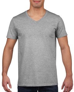 Gildan 64V00 - Softstyle® T-shirt met V-hals Sportgrijs (RS)