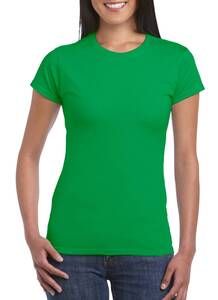 Gildan 64000L - Getailleerd Ringgesponnen T-shirt Iers groen