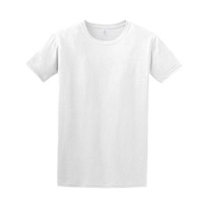 Gildan 64000 - Ringspun T-shirt Wit