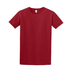 Gildan 64000 - Ringgesponnen T-shirt Kardinaalrood