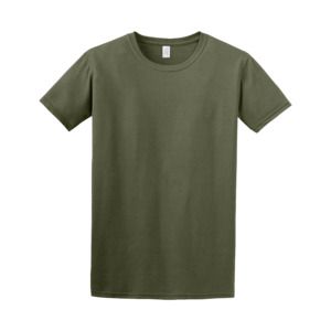 Gildan 64000 - Ringspun T-shirt Militair groen