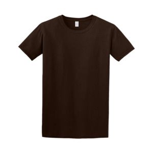 Gildan 64000 - Ringspun T-shirt Donkere Chocolade