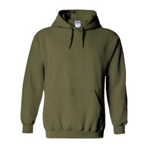Gildan 18500 - Sweatshirt met kap van Heavy Blend™ voor volwassenen Militair groen