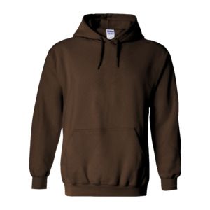 Gildan 18500 - Sweatshirt met kap van Heavy Blend™ voor volwassenen Donkere Chocolade