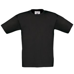 B&C Exact 150 Kids - T-Shirt Zwart