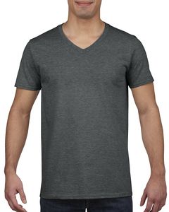 Gildan GD010 - Softstyle™ v-hals t-shirt Donkere Heide