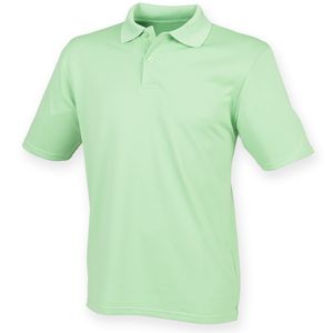 Henbury HB475 - Coolplus® polo shirt Limoengroen