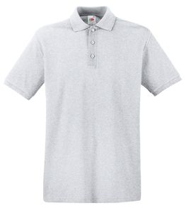 Fruit of the Loom SS255 - Premium Polo Heide Grijs