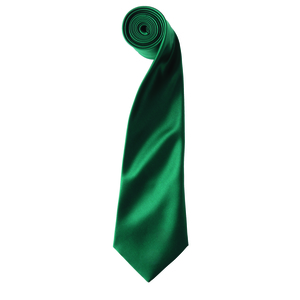 Premier PR750 - Colours satin tie Fles groen