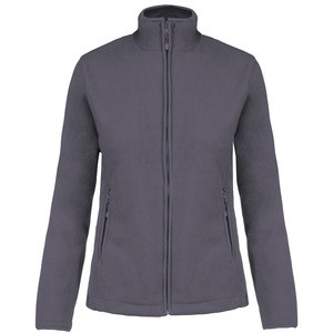 Kariban K907 - MAUREEN - DAMES FLEECE MET RITS Konvooi Grijs