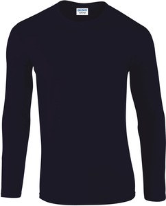 Gildan GI64400 - Softstyle Adult T-Shirt Met Lange Mouw Marine/Navy