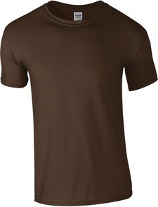 Gildan GI6400 - Softstyle Heren T-Shirt Donkere Chocolade