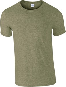Gildan GI6400 - Softstyle Heren T-Shirt Heide Militair Groen