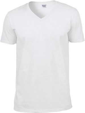 Gildan GI64V00 - Heren Softstyle V-Hals T-Shirt