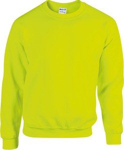 Gildan GI18000 - Sweatshirt van zware kwaliteit voor volwassenen Met Ronde Hals Veiligheid Geel