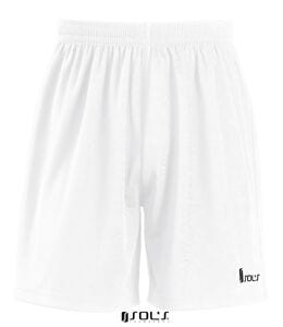 SOL'S 90102 - ADULTS' BASIC SHORTS WITH INNER PANTS BORUSSIA Wit