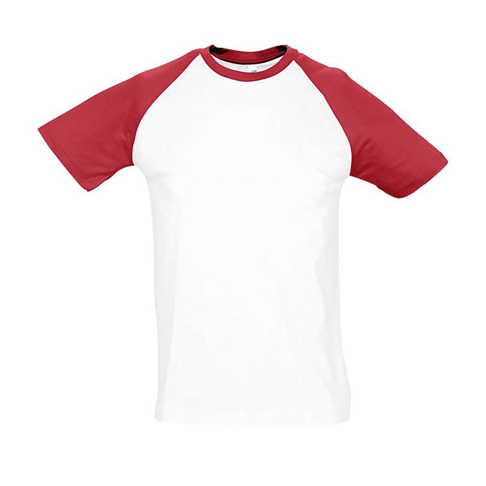 SOL'S 11190 - Funky Heren Tweekleurig T Shirt Met Raglan Mouwen