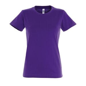 SOL'S 11502 - Imperial WOMEN Dames T Shirt Ronde Hals Violet foncé