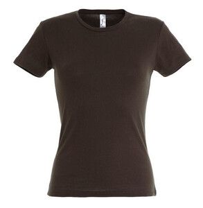 SOL'S 11386 - MISS Dames T-shirt Chocolade