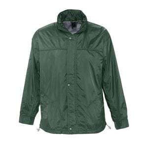 SOL'S 46000 - MISTRAL Gevoerde Waterdichte Windbreker Jersey Bosgroen