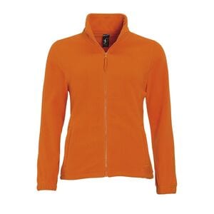 SOL'S 54500 - NORTH WOMEN Dames Fleece Jacket Met Rits Oranje