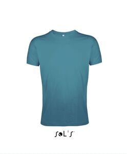 SOL'S 00553 - REGENT FIT Heren Tee  Shirt<Br />Aangepaste Ronde Kraag Eend Blauw